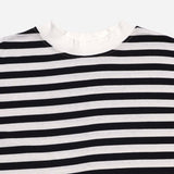 Smartbuy Ladies' Oversized Crop Top in Stripes