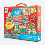 Puzzle Doubles Giant Abc & 123 Train Floor Puzzles