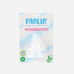 Farlin Wide-Neck Silicone Nipples Pack Of 3 X