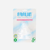 Farlin Wide-Neck Silicone Nipples Pack Of 3 X