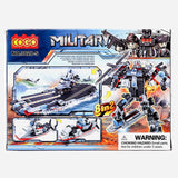 Cogo 3020 5 Military Ship 94Pcs Building Blocks Toy For Kids