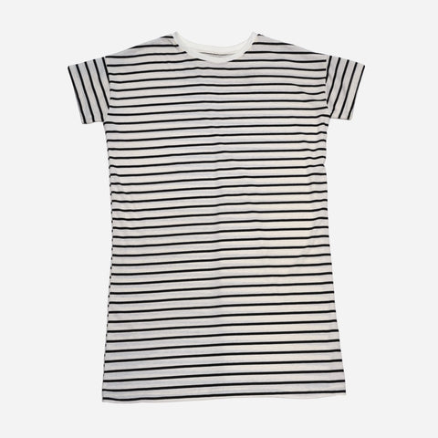 Smartbuy Ladies' Dress in Black White Stripes