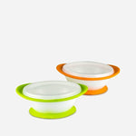 Nuk No Mess Suction Bowls With 2 Lids 2pcs