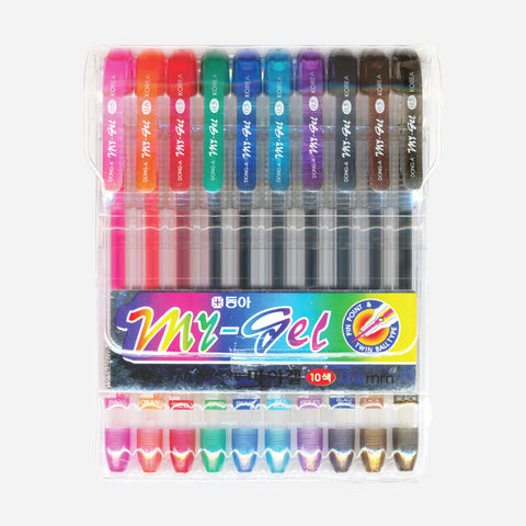 Dong-A My Gel Pens 10 Color Set