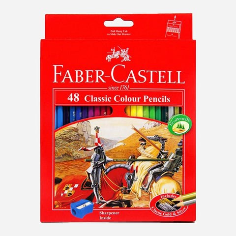 Faber Castell Classic Colour Pencils 48 Colors