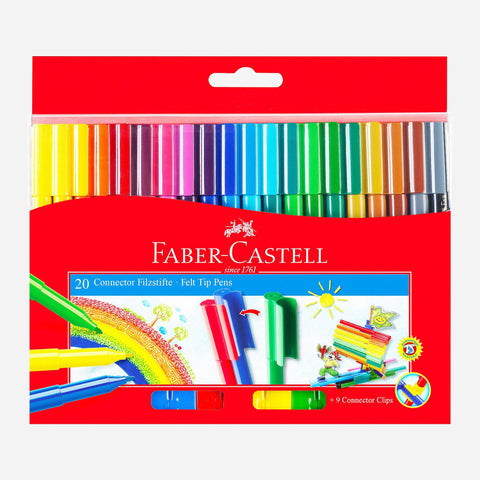 Faber Castell Connector Pens 20 Colors