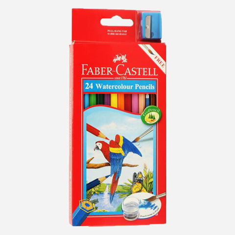 Faber Castell Watercolour Pencils 24 Colors
