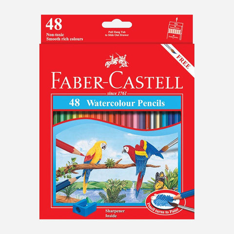 Faber Castell Watercolour Pencils 48 Colors