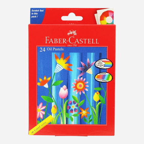 Faber Castell Oil Pastels 24 Colors