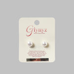 Glynyz Pearl Stud Earring White