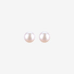 Khai Pearl Button-Shaped Pearl Stud Earrings XXL