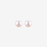 Khai Pearl Button-Shaped Pearl Stud Earrings XXL