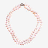 Asnie Double-Layered Peach Pearl Necklace