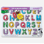 Melissa & Dough Alphabet Lift & See Peg Puzzle