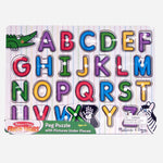 Melissa & Dough Alphabet Lift & See Peg Puzzle