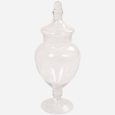 Prestige Glass Vase Hex Shape Hour Glass - Big