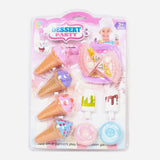 Dessert Party Cake And Cupcakes Playset For Kids