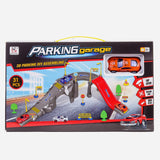 31 Pcs 3D Diy Assembling Parking Garage (Black) Toy For Kids