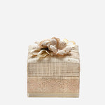 Tahanan by Kultura Raffia Mini Box with Gold Ribbon