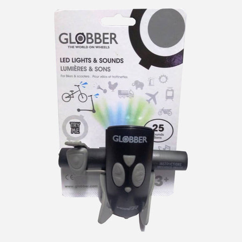 Globber Led Lights And Sounds For Bikes And Scooters  (Black)