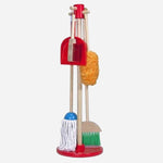 Melissa & Dough 6-Piece Dust, Sweep, Mop Playset