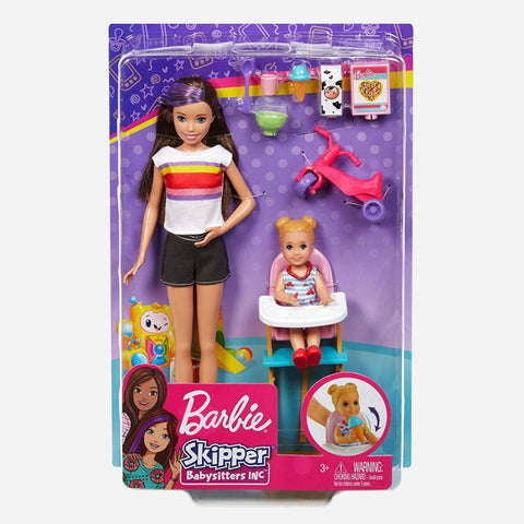 Toy Kingdom Barbie Skipper Babysitters Inc. Doll And Play Set