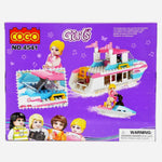 Cogo Girls Yacht 164 Pcs Building Blocks Set Toy For Girls