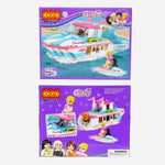 Cogo Girls Yacht 164 Pcs Building Blocks Set Toy For Girls