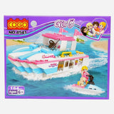 Cogo Girls Yacht 164 Pcs Building Blocks Set Toy For Girls