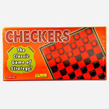 Toy Kingdom Sterling Checkers - The Classic Game Of Strategy Set