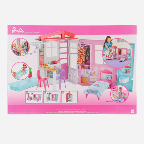 Barbie House Furniture And Accessories Playset For Girls