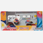 Philippine Jeepney 5 Inch White Vechicle