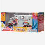 Philippine Jeepney 5 Inch White Vechicle