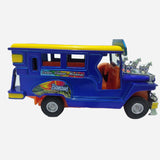 Philippine Jeepney 5-Inch Blue Vehicle