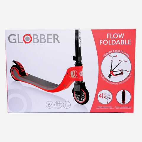 Globber Flow Foldable Scooter For Kids Red