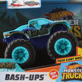 Hot Wheels Monster Trucks Splatter Time Bash Ups Vehicle Toys For Kids