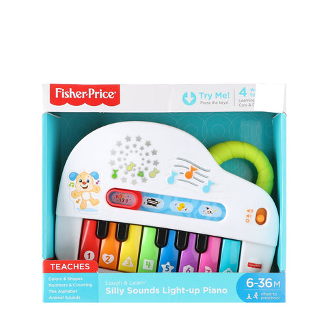 Fisher Price Laugh Learn Silly Sounds Light Up Piano For Babies