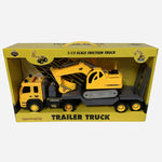 Earth Movers Trailer Truck Excavator