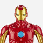 Marvel Avengers Titan Hero Series Blast Gear-Compatible 12-Inch Iron Man Action Figure Toy For Boys