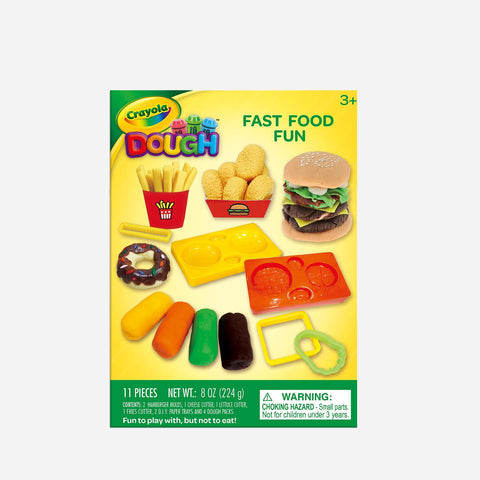 Crayola Dough 11Pcs Fast Food Fun For Kids