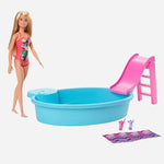 Barbie Pool Party Doll Playset For Kids