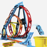 Hot Wheels Tb Triple Loop Kit Playset For Kids