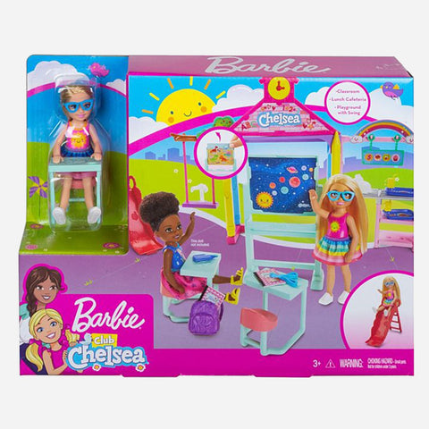 Barbie Chelsea School Playset Toy For Girls