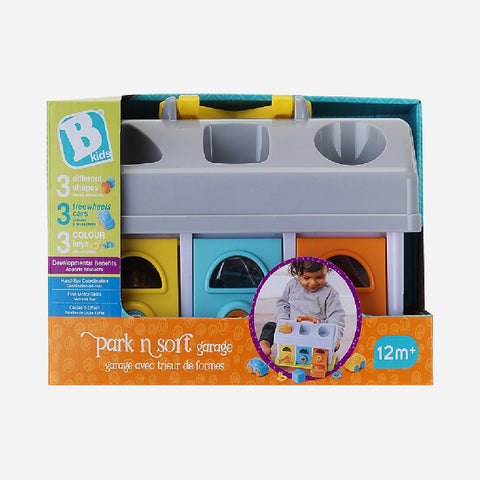 Bkids Park N Sort Garage Toy For Toddlers