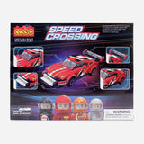 Cogo Blocks Speed Crossing Speed Racing Car 195 Pcs Toy For Boys