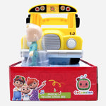 Toy Kingdom Cocomelon Musical Yellow School Bus Toy For Kids