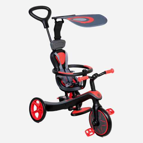 Globber 4 In 1 Explorer Trike For Kids Red