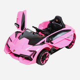 Luxent Battop Ride-On Car For Girls Pink