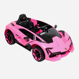 Luxent Battop Ride-On Car For Girls Pink