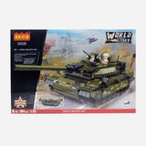 Cogo Blocks World Military Leopard 2 Main Battle Tank Mk4 784 Pcs Toy For Boys